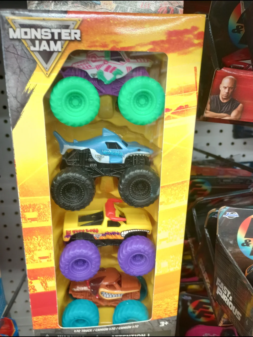 Kids Monster Truck Play Set - Multicolor